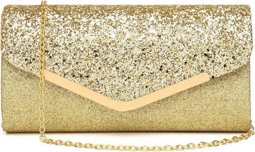 Bolso de mano brillante para mujer, bolso de noche con cristales de estrás, bolso de noche con purpurina brillante para mujer, boda, fiesta, baile