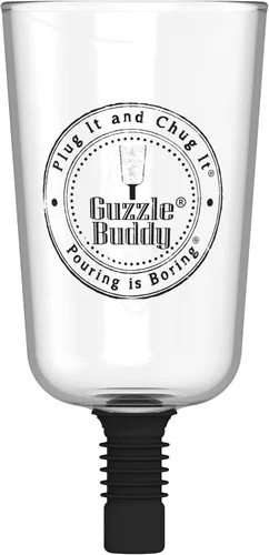 Guzzle Buddy El mejor vaso de cerveza, regalo práctico, sé el alma de la fiesta, todo en uno, manera segura y fácil de disfrutar del alcohol, taza
