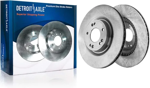 Miniatura 26 de Detroit Axle - Rotores de freno traseros para Volkswagen Beetle Jetta Golf SportWagen Audi A3 2010 2011 2012 2013 2014 2015 2016 2017 2018 2019