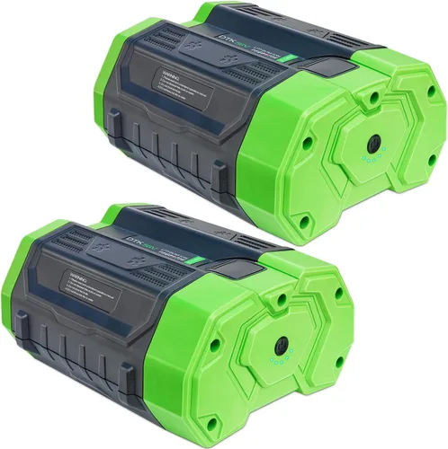 DTK Paquete de 2 baterías de repuesto de 56 V para batería EGO 56V 5.0Ah compatible con baterías de iones de litio BA2800 BA4200T BA4200 BA1400
