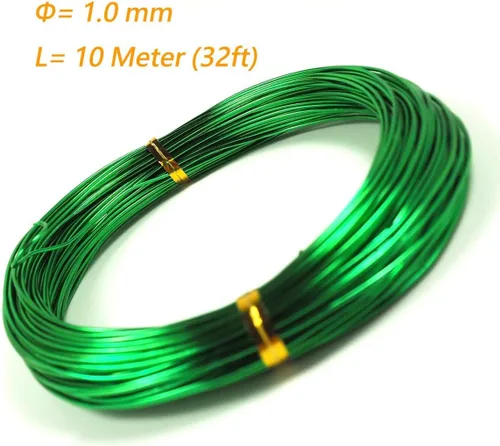 Miniatura 4 de Kebinfen® Kit de alambre de entrenamiento para bonsái para árbol bonsái, con cortador de alambre de bonsái, tamaño de los alambres de bonsái 0.039