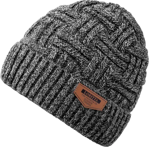 Miniatura 119 de Loritta Gorro de invierno cálido de punto grueso y holgado para hombre