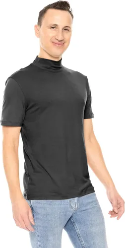 Miniatura 2 de Camisa de manga corta Oh So Soft Luxe con cuello alto falso para hombre
