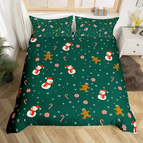 Miniatura 13 de Erosebridal Divertida funda de edredón de Halloween para niños, juego de ropa de cama de calabaza fantasma, decoración de Halloween para niños