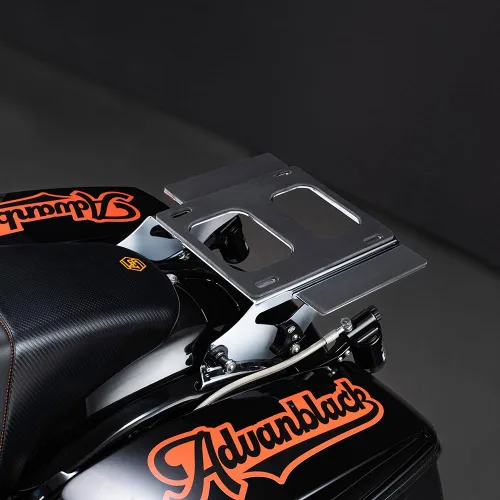 Miniatura 7 de Moto Onfire Harley Tour Pack Razor Tour Pak, misterioso sol rojo, paquete turístico, almohadilla de equipaje apta para H-D Touring, Street Glide