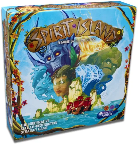 Greater Than Games | Spirit Island: Juego base | Juego de mesa de estrategia cooperativa | 1 a 4 jugadores | 90+ minutos | A partir de 14 años