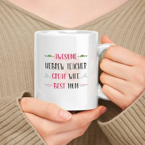 Miniatura 40 de Regalo feliz para el día de la madre para mamá Gis desarrolladora de hijo, hija o marido, regalo esposa 11 onzas, taza de cerámica blanca de 15 onzas