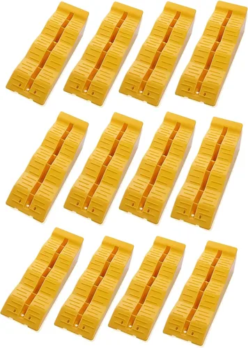 Miniatura 10 de ZONETECH Rampas de nivelación automotriz - Calzas de rueda de automóvil de alta calidad, nivelador, estabilizador en suelo irregular, ideal