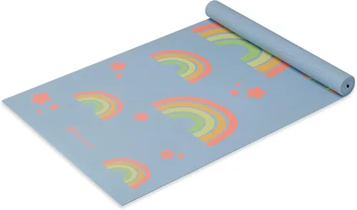 Miniatura 3 de Gaiam Tapete de Yoga para Niños, Tapete de Ejercicio, Yoga para Niños con Estampados Divertidos - Tiempo de Juego para Bebés, Niños Pequeños Activos