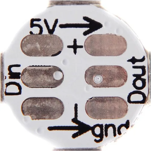 Miniatura 4 de BTF-LIGHTING WS2812B - 100 píxeles LED RGB inteligentes direccionables individualmente 5050SMD para Arduino, módulo LED RGB de 1 LED, píxeles