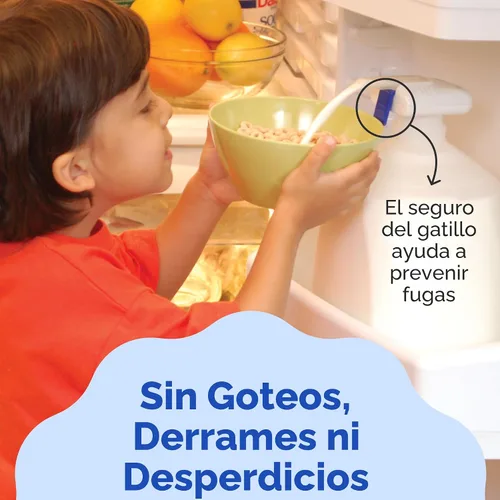 Miniatura 3 de The Magic Tap Dispensador automático de bebidas, dispensador de bebidas manos libres para refrigerador, perfecto para leche, jugo, regalos para Negro