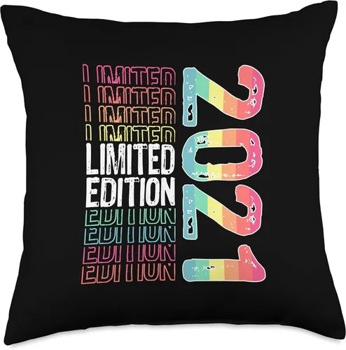 Miniatura 4 de Limited Edition Vintage 2021 Retro Birthday Throw Pillow