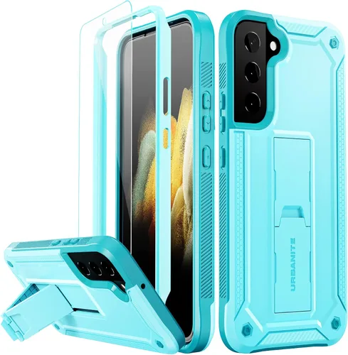 Miniatura 21 de URBANITE Funda para Samsung Galaxy S22 Ultra 5G, grado militar, resistente, a prueba de golpes, con función atril para Galaxy S22 Ultra 6.8 pulgadas