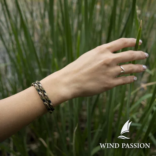 Miniatura 30 de Wind Passion Pulsera para hombre con cuerda mono con estilo náutico trenzado