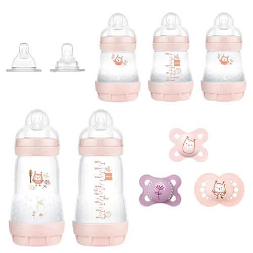 Miniatura 2 de MAM Newborn Essentials Baby Essentials - Juego de regalo mate (9 piezas) y chupete original para bebé recién nacido, el mejor chupete para bebés