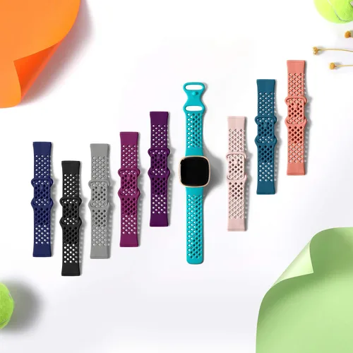 Miniatura 7 de Maledan Compatible con Fitbit Sense Band Fitbit Versa 3 Band Fitbit Sense 2 Band Fitbit Versa 4 Bandas, correa de reloj deportiva impermeable