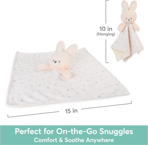 Miniatura 5 de GUND Baby Manta de Amor de Conejito Suavemente Sostenible, Manta de Peluche de Animal de Peluche Hecha de Materiales 100% Reciclados, para Bebés