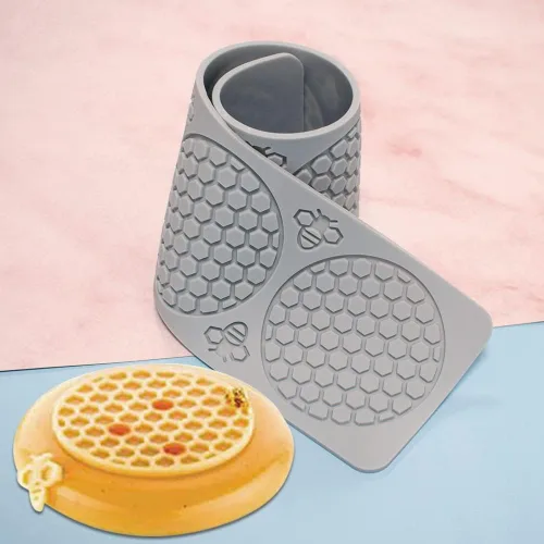 Miniatura 4 de Molde de silicona de 5 cavidades de abejorros de abejas para cocina, pasteles, cupcakes, decoración de silicona, molde de fondant, moldes