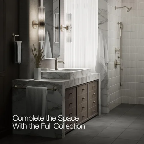 Miniatura 11 de Kohler 27000-4-BN Occasion - Grifo para lavabo de baño con una sola manija, 1.2 gpm, níquel cepillado vibrante Vibrant Brushed Nickel