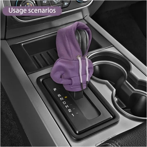 Miniatura 6 de Capucha de Cambio de Marchas de Coche, Funda de Palanca de Cambio a la Moda, Mini Capucha para Cambio Automático, Gadgets Lindos
