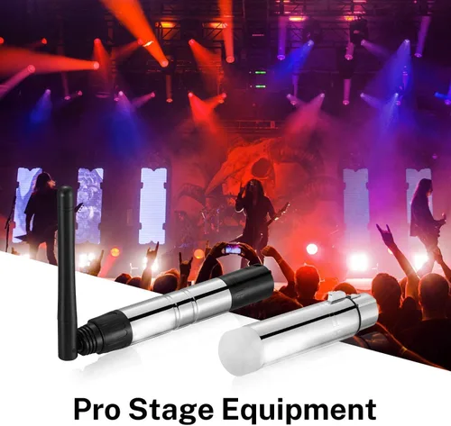 Miniatura 2 de Lixada DMX512 DMX Dfi DJ 2.4G transmisor inalámbrico con adaptador controlador de iluminación de antena 23DBM alta potencia 1000M ultra larga