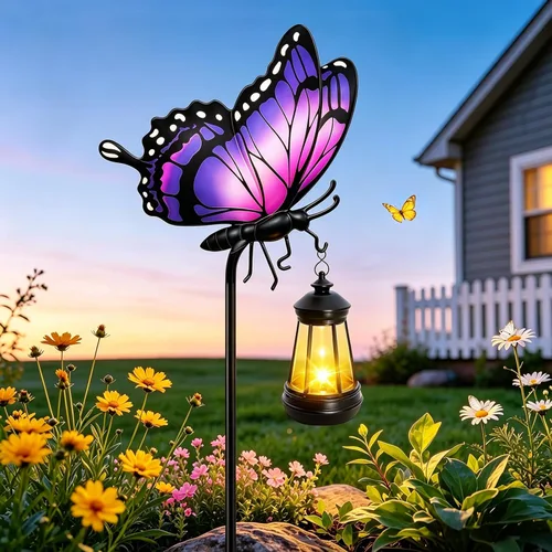 Miniatura 10 de Luces solares de colibrí para decoración al aire libre, estacas de colibrí con luces solares, regalos de cumpleaños para el día de la madre, luces