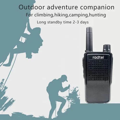 Miniatura 5 de Radtel RT-518 Walkie Talkies recargables para adultos, radio bidireccional FRS de mano de largo alcance, 22 canales, manos libres VOX para camping