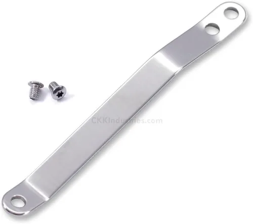 Miniatura 25 de EZSMITH (Modelo 1 Pinza de bolsillo universal - (Acabado táctico negro) - Pinza de bolsillo de repuesto para cuchillos plegables, teléfonos