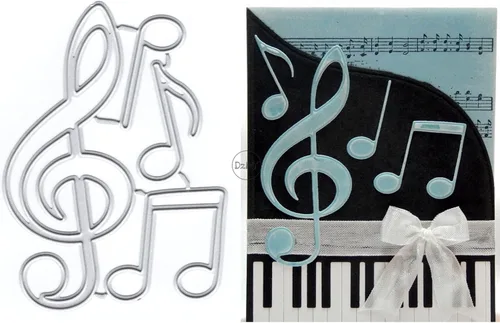 Miniatura 18 de DzIxY Bonitas notas de clip redondas troqueles de corte de metal para hacer tarjetas, juegos de troqueles de papel para grabar, álbum, plantillas 2