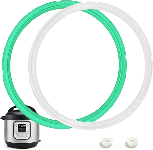 Miniatura 10 de Paquete de 3 anillos de sellado de silicona para olla instantánea de 3 cuartos de galón, anillos de sellado de junta de silicona de repuesto, 3