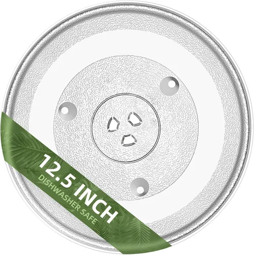 Miniatura 10 de Placa de microondas de 12.75 pulgadas de repuesto para placa de vidrio de microondas WB49X10129 GE, LG 3390W1A027A y Kenmore placa de vidrio