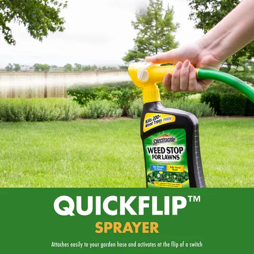 Miniatura 4 de Spectracide Weed Stop para Césped, Concentrado, Listo para Rociar, Frasco de 32 Onzas, 1 Paquete