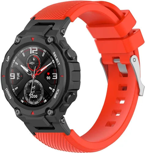 Miniatura 6 de Correas de repuesto para reloj Amazfit T-Rex para mujeres y hombres, correas de repuesto ajustables de silicona deportiva para Amazfit T-Rex A1918