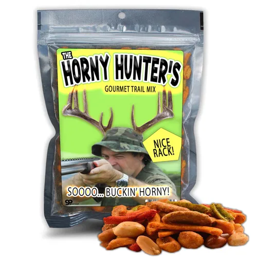 Horny Hunter Gourmet Trail Mix – Regalos de cazador de patos – Regalos de caza para hombres – Divertido regalo de broma para hombres – Regalos de