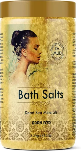 Miniatura 15 de Sal natural del mar muerto remojo de baño 100% rico en minerales, más minerales que la sal de Epsom, relajación profunda, desintoxicación, exfolia