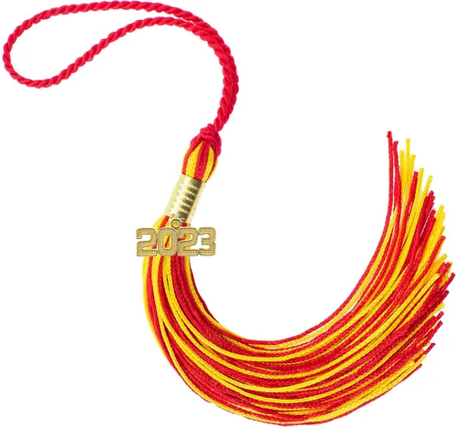 Miniatura 241 de Borla de graduación Aqua 2022, todos los colores escolares disponibles, fabricada en Estados Unidos