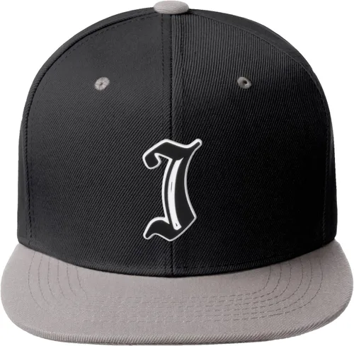 Miniatura 1431 de Daxton Gorra clásica con visera de billete plano con letras del alfabeto inglés antiguo de la A a la Z
