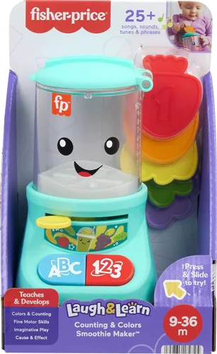 Miniatura 6 de Fisher-Price Laugh & Learn - Juguetes para bebés y niños pequeños, licuadora de batidos de conteo y colores con música y luces para niños de 9+ meses