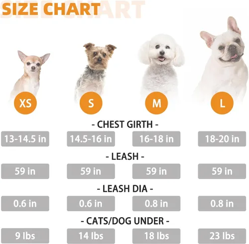 Miniatura 7 de Arnés de malla suave para cachorros – Juego de arnés y correa para perros pequeños, ajustable y cómodo chaleco reflectante acolchado para cachorros