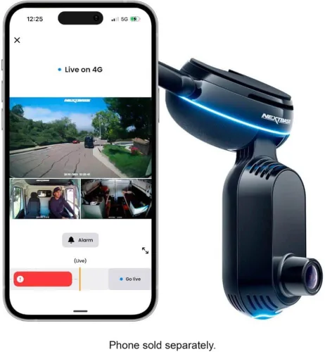 Miniatura 5 de Nextbase iQ 4K Smart HD Dash Cam Pro y paquete de tarjeta micro SD de 64G, vista frontal y trasera, cámara de tablero de 1440p 4K