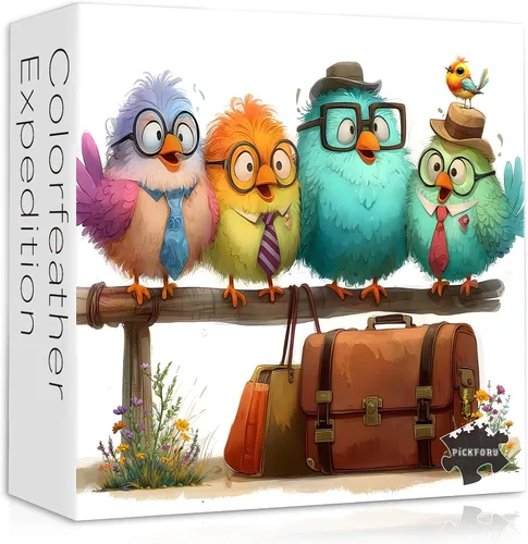 Miniatura 13 de Rompecabezas de águila calva para adultos, 1000 piezas, paisaje de fantasía, animal, pájaro, naturaleza, bosque, planta, escénico, imposible
