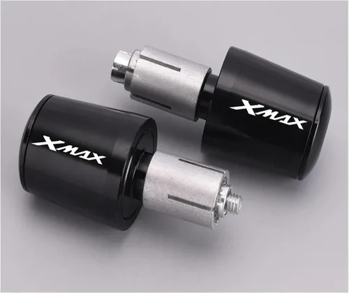 Miniatura 5 de Motorcycle CNC Aluminum Motorcycle Handlebar End 7/8" 22mm Handle Bar Ends Plugs Caps for XMAX300 XMAX400 Xmax X-MAX 125 250 300 400 Handle end Black