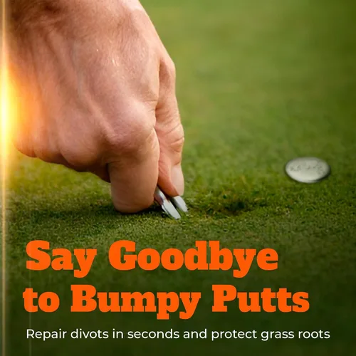 Miniatura 7 de Frogger Golf HOP! Marcador magnético de bolas y herramienta de reparación de Divot