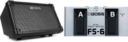 Miniatura 9 de Roland Cube Street II Amplificador estéreo portátil alimentado por batería Ideal para artistas callejeros Soporta micrófonos, instrumentos