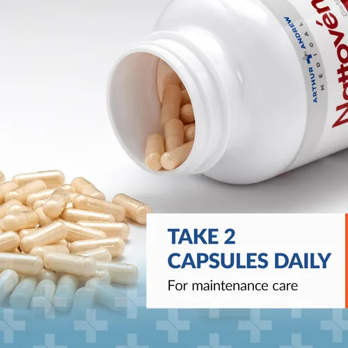 Miniatura 6 de Arthur Andrew Medical, Nattovena, suplemento puro de nattokinase, doble fuerza de 4,000 FU por cápsula, 180