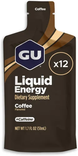 Miniatura 8 de Gel de Energía Líquida GU Energy con Carbohidratos Complejos, Vegano, Sin Gluten y Sin Lácteos, Energía Para Llevar Para Cualquier Entrenamiento, 12