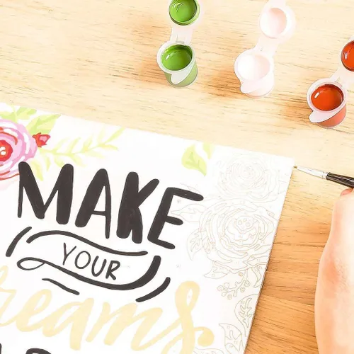 Miniatura 7 de Ravensburger CreArt Make Your Dreams Happen - Pintura por números para adultos de 12 años en adelante, juego de pintura de artes y manualidades