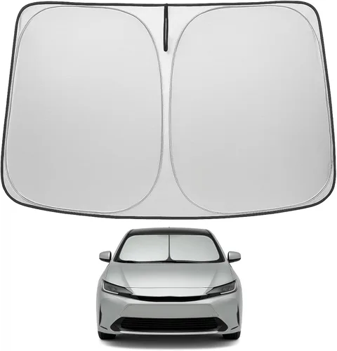 Miniatura 252 de Proadsy Parasol para parabrisas actualizado 2025, ajuste personalizado Dodge RAM 1500 2Dr 2019-2024 2025, 4 capas, plegable, protector de parasol