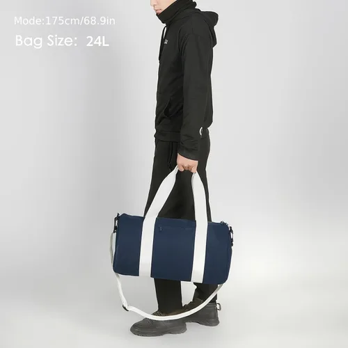 Miniatura 6 de Pequeña bolsa de gimnasio para mujeres y hombres, bolsa de deporte de fitness, bolsa de entrenamiento ajustable, correa de hombro desmontable