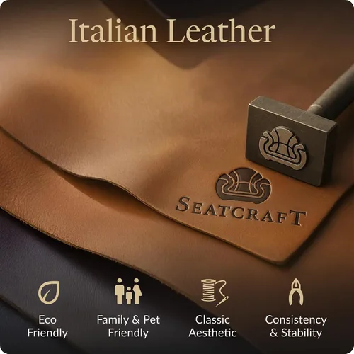 Miniatura 3 de Seatcraft Apex Zero-Gravity CoolZero - Asiento de cine en casa de cuero italiano, reposacabezas eléctrico, lumbar eléctrico, reclinable eléctrico
